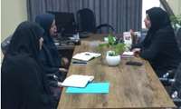  نشست هم اندیشی مریم مشایخان رئیس مرکز آموزش فنی و حرفه ای خواهران نجمه مشهد با مدیریت موسسه پرتو مهر امام رضا علیه السلام محل نگهداری کودکان کار وخیابانی مشهدمقدس و بازدید از بخشهای مختلف این مجموعه اجتماعی 